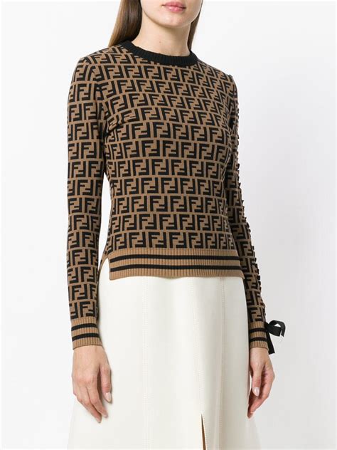 women's fendi jumper|fendi sweater women.